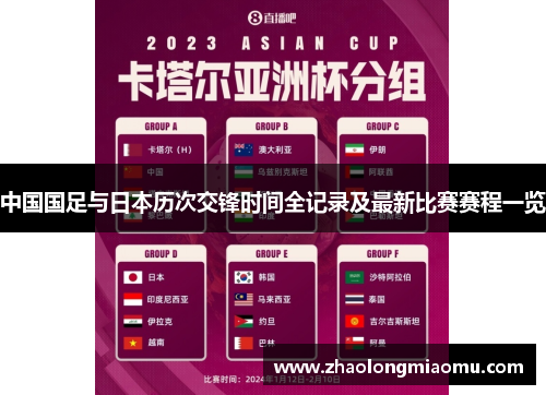 中国国足与日本历次交锋时间全记录及最新比赛赛程一览 中国国足与日本历次交锋时间全记录及最新比赛赛程一览